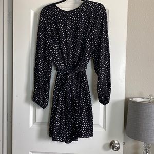 Black & white polka dot dress by ASOS